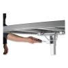 Cafe Time Adjustable-Height Table, Square, 36w x 36d x 30 to 42h, Charcoal Slate, Ships in 1-3 Business Days3