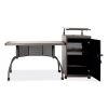 Teacher's WorkPod Desk and Lectern Kit, 68" x 24" x 41", Charcoal Gray, Ships in 1-3 Business Days4