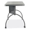 Teacher's WorkPod Desk, 48" x 24" x 30", Charcoal Slate, Ships in 1-3 Business Days4