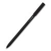 Ballpoint Pen, Stick, Medium 1 mm, Black Ink, Black Barrel, 60/Pack2