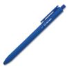 Quick Dry Gel Pen, Retractable, Medium 0.7 mm, Blue Ink, Blue Barrel, Dozen2