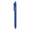 Quick Dry Gel Pen, Retractable, Medium 0.7 mm, Blue Ink, Blue Barrel, Dozen3