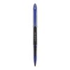 AIR Porous Gel Pen, Stick, Medium 0.7 mm, Blue Ink, Black/Blue Barrel, 3/Pack5