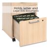 Essentials Three-Drawer Mobile Pedestal File, 2 Box/1 Legal/Letter-Size File Drawers, Natural, 15.6" x 21.3" x 24.3"3