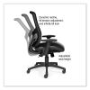 FlexFit Kroy Mesh Task Chair, Supports Up to 275 lbs, 18.9 to 22.76" Seat Height, Black Seat, Black Back, Black Base2