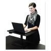 High Rise Height Adj Laptop Stand w/Storage Cup, 23.75 x 15.25 x 12 to 15.75, Black, 20 lb Wt Cap, Ships in 1-3 Business Days3