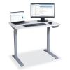 Electric Height Adjustable Standing Desk, 36 x 23.6 x 38.7 to 48.4, White, Ships in 1-3 Business Days2