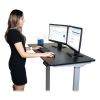 Electric Height Adjustable Standing Desk, 48 x 23.6 x 28.7 to 48.4, Black, Ships in 1-3 Business Days3