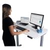 Electric Height Adjustable Standing Desk, 48 x 23.6 x 28.7 to 48.4, White, Ships in 1-3 Business Days2