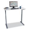 Electric Height Adjustable Standing Desk, 48 x 23.6 x 28.7 to 48.4, White, Ships in 1-3 Business Days3