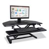 Height Adjustable Corner Standing Desk with Keyboard Tray, 36 x 20 x 0 to 20, Black, Ships in 1-3 Business Days6