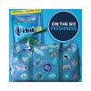 Sugar-Free Chewing Gum, Spearmint/Peppermint/Wintermint, 200 Pieces/Pack6