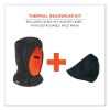 N-Ferno 6871 2-Layer Winter Liner + Mouthpiece Kit, Fleece/Cotton, One Size Fits Most, Black, Ships in 1-3 Business Days6