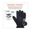 ProFlex 825WP Thermal Waterproof Winter Work Gloves, Black, Small, Pair, Ships in 1-3 Business Days4