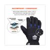 ProFlex 819WP Extreme Thermal WP Gloves, Black, Medium, Pair, Ships in 1-3 Business Days7