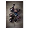 ProFlex 9012 Certified AV Gloves + Wrist Support, Black, Large, Pair, Ships in 1-3 Business Days4