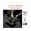 ProFlex 7141 ANSI A4 DIR Nitrile-Coated CR Gloves, Lime, Large, 72 Pairs/Pack, Ships in 1-3 Business Days6