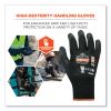 ProFlex 7001-CASE Nitrile Coated Gloves, Black, Small, 144 Pairs/Carton, Ships in 1-3 Business Days8