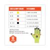 ProFlex 7021 Hi-Vis Nitrile-Coated CR Gloves, Lime, Large, 144 Pairs/Carton, Ships in 1-3 Business Days3
