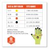 ProFlex 7021-CASE Hi-Vis Nitrile Coated CR Gloves, Lime, X-Large, 144 Pairs/Carton, Ships in 1-3 Business Days5