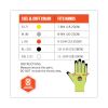 ProFlex 7022 ANSI A2 Coated CR Gloves DSX, Lime, Large, 144 Pairs/Pack, Ships in 1-3 Business Days7
