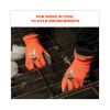 ProFlex 7401 Coated Lightweight Winter Gloves, Orange, Large, 144 Pairs, Ships in 1-3 Business Days4