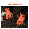 ProFlex 7401-CASE Coated Lightweight Winter Gloves, Orange, X-Large, 144 Pairs/Carton, Ships in 1-3 Business Days3