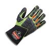 ProFlex 925F(x) Standard Dorsal Impact-Reducing Gloves, Black/Lime, Small, Pair, Ships in 1-3 Business Days3