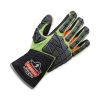 ProFlex 925F(x) Standard Dorsal Impact-Reducing Gloves, Black/Lime, Large, Pair, Ships in 1-3 Business Days2