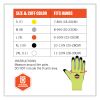 ProFlex 7021 Hi-Vis Nitrile-Coated CR Gloves, Lime, Small, Pair, Ships in 1-3 Business Days5