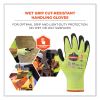 ProFlex 7021 Hi-Vis Nitrile-Coated CR Gloves, Lime, Medium Pair, Ships in 1-3 Business Days4