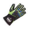 ProFlex 925WP Performance Dorsal Impact-Reducing Thermal Waterprf Gloves, Black/Lime, Large, Pair, Ships in 1-3 Business Days2