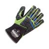 ProFlex 925WP Performance Dorsal Impact-Reducing Thermal Waterproof Gloves, Black/Lime, XL, Pair, Ships in 1-3 Business Days2