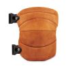 ProFlex 230LTR Leather Knee Pads, Wide Soft Cap, Buckle Closure, One Size Fits Most, Brown, Pair, Ships in 1-3 Business Days2