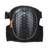 ProFlex 367 Lightweight Gel Knee Pads, Round Cap, Hook and Loop Closure, One Size, Black, Pair, Ships in 1-3 Business Days3