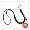 Squids 3105 Tool Lanyard w/Aluminum Carabiner+Cinch-Loop, 15lb Max Work Cap, 32" to 48", BK,100/PK,Ships in 1-3 Business Days8