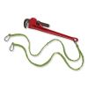 Squids 3311 Twin-Leg Tool Lanyard with Three Carabiners, 15lb Max Work Capacity, 35" to 42", Lime, Ships in 1-3 Business Days3