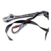 Squids 3129 Tool Lanyard w/Double-Locking Swivel Carabiner+Loop, 40 lb Max Work Cap, 76", Black, Ships in 1-3 Business Days4