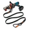 Squids 3139 Tool Lanyard w/2 Locking Swivel Carabiners, 40lb Max Work Capacity, 76", Black/Orange, Ships in 1-3 Business Days2