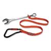 Squids 3148 Tool Lanyard w/XL Carabiner+Threaded Loop, 80 lb Max Work Capacity, 76", Orange/Black, Ships in 1-3 Business Days5