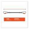 Squids 3149 Tool Lanyard with XL + Swivel Carabiners, 80 lb Max Work Capacity, 76", Orange/Black, Ships in 1-3 Business Days3
