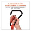 Squids 3149 Tool Lanyard with XL + Swivel Carabiners, 80 lb Max Work Capacity, 76", Orange/Black, Ships in 1-3 Business Days7