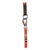 Squids 3149 Tool Lanyard with XL + Swivel Carabiners, 80 lb Max Work Capacity, 76", Orange/Black, Ships in 1-3 Business Days8