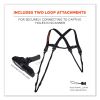 Squids 3132 Barcode Scanner Lanyard Harness, X-Large: 23" Arm Strap, 46" Lanyard Strap, Black, Ships in 1-3 Business Days5