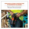 Squids 5541 Handheld Barcode Scanner Holster w/Belt Clip, 2 Comp, 2.75 x 3.5 x 7.3, Polyester,Gray,Ships in 1-3 Business Days6