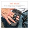 Squids 5544 Phone Style Scanner Holster w/Belt Clip and Loops, 1 Comp, 3.75 x 1.25 x 6.5, Gray, Ships in 1-3 Business Days3