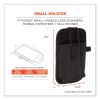 Squids 5542 Phone Style Scanner Holster w/Belt Loop, Small, 1 Comp, 3.75x1x6.5, Polyester, Black, Ships in 1-3 Business Days4