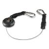 Squids 3000 Retractable Tool Lanyard with Carabiner Anchor, 1 lb Working Capacity, 48", Black, Ships in 1-3 Business Days6