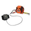 Squids 3002 Retractable Lanyard w/Carabiner+Belt-Loop Anchor, 2 lb Max Work Cap, 6" to 48", Gray, Ships in 1-3 Business Days5