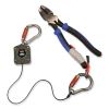 Squids 3003 Retractable Lanyard with Two Carabiners, 2 lb Max Working Capacity, 8" to 48", Gray, Ships in 1-3 Business Days7
